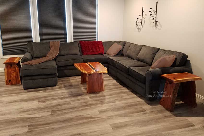 shows entire set installed